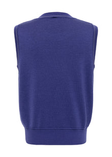 Printed Sleeveless Top | Purple