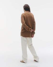 Quarter Zip Pullover | Almond