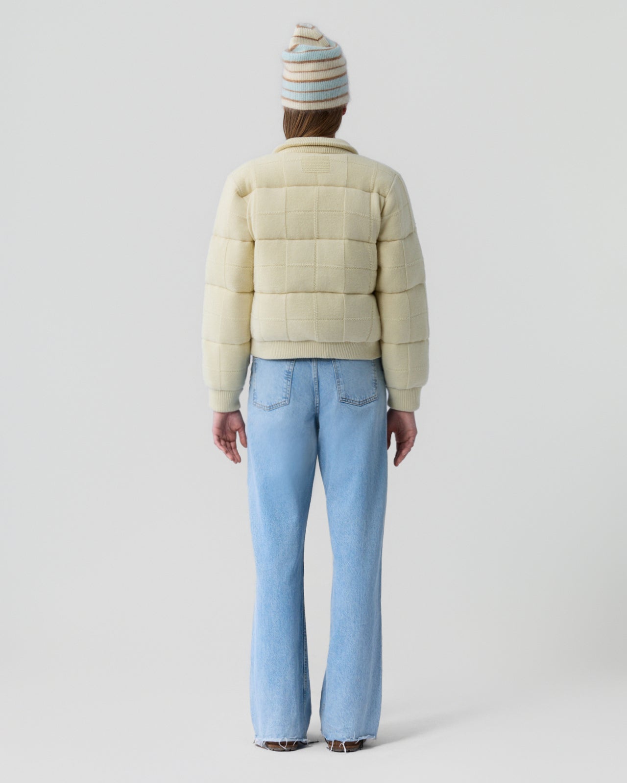 Quilted Puffer Jacket | Mist