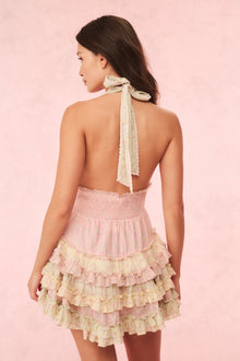 Quintelle Cotton Mixed Print Mini Dress | Taffy Twist