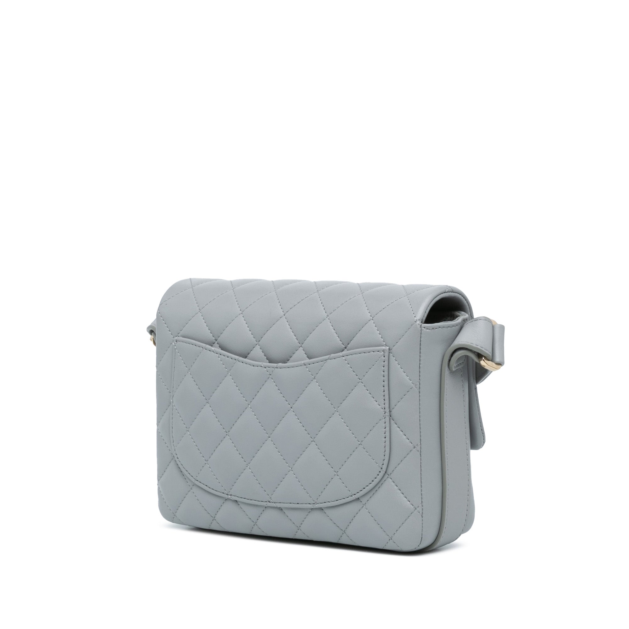 Chanel | Pre-Owned Quilted Calfskin Bolero de Flap - I | Gray
