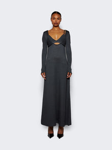 Women | Proenza Schouler | Nalani Dress In Lacqured Viscose Slate