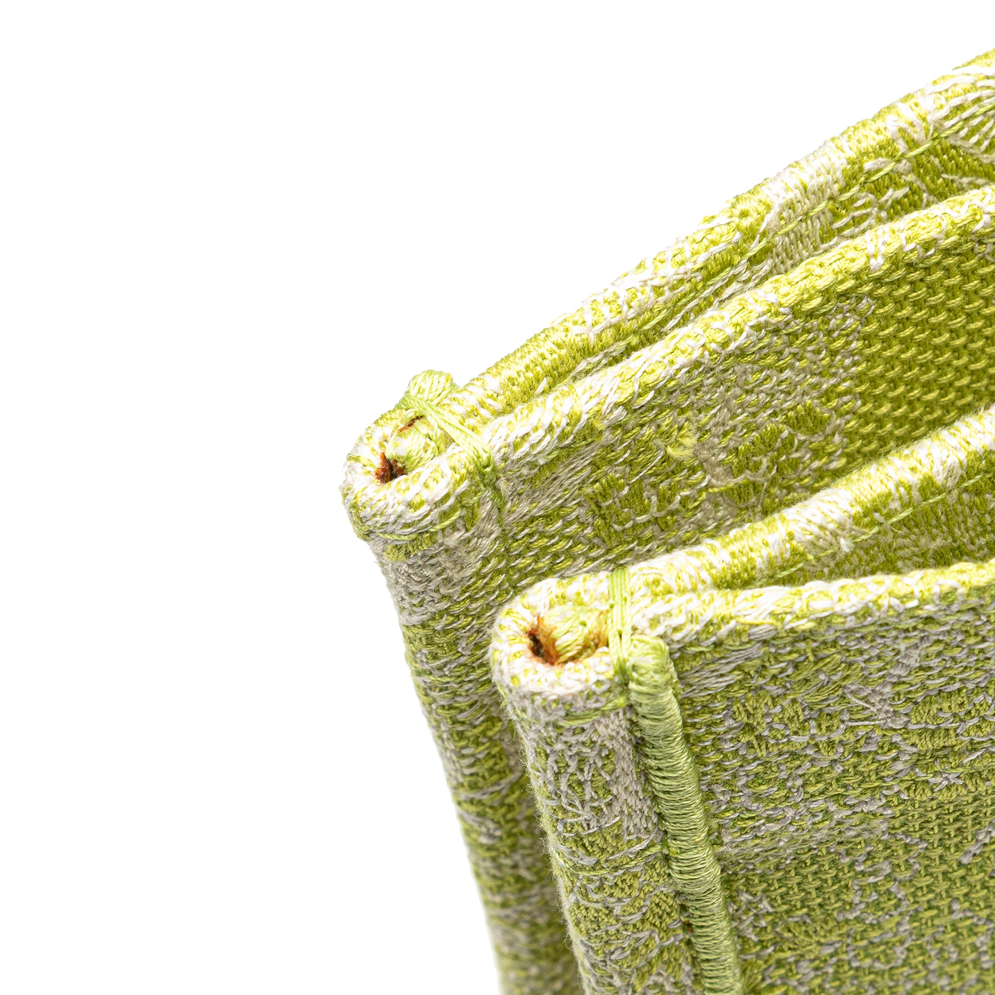 Dior | Pre-Owned Medium Canvas Embroidered Dioriviera Toile De Jouy Book Tote | Green/Light Green