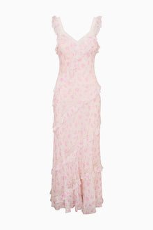 Radiance Heirloom Print Maxi Dress | Sterling Dusk