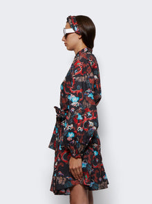 Women | Chufy | Ushi Mini Dress | Long Black