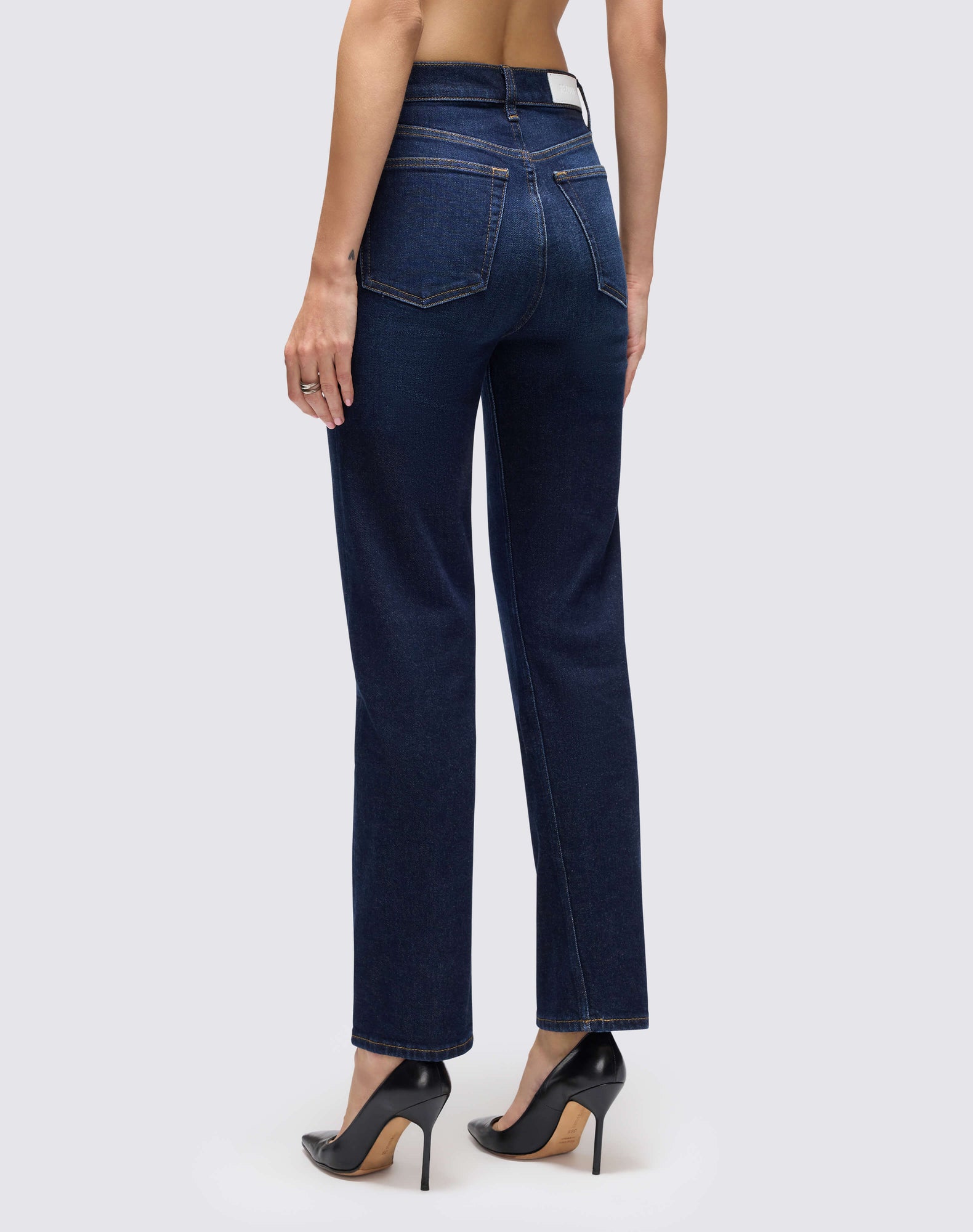 Womens | Comfort Stretch Twisted Stove Pipe | DK Lady Blue