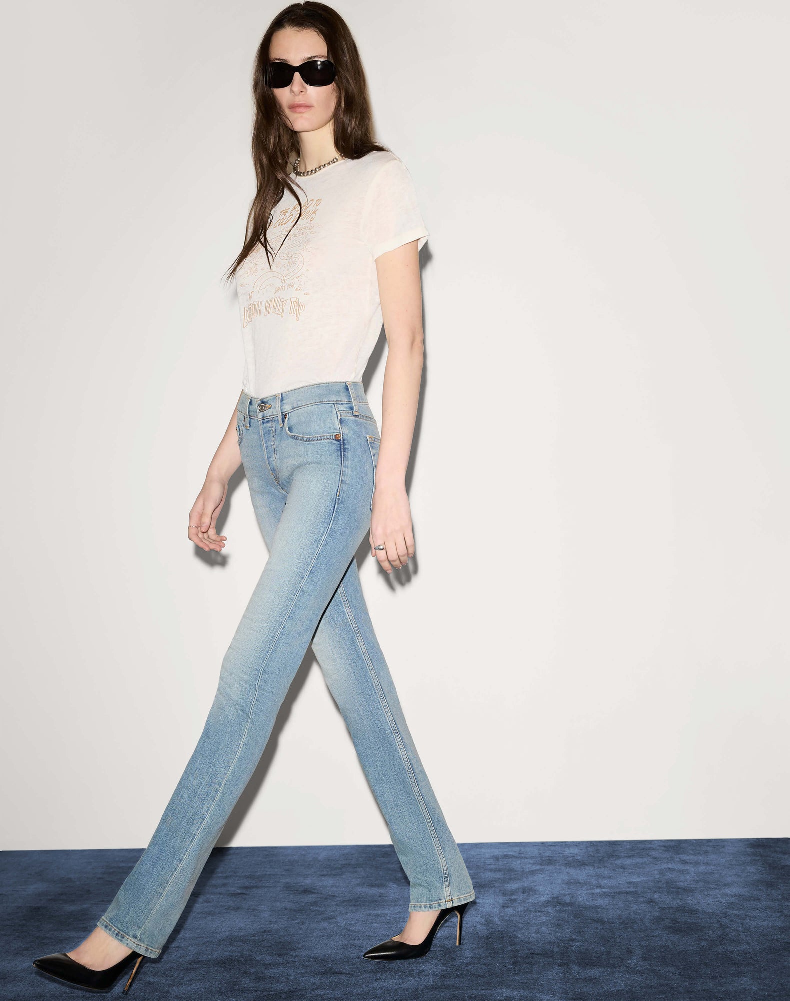 Womens | Comfort Stretch The Slim Cig | Cambria Blue