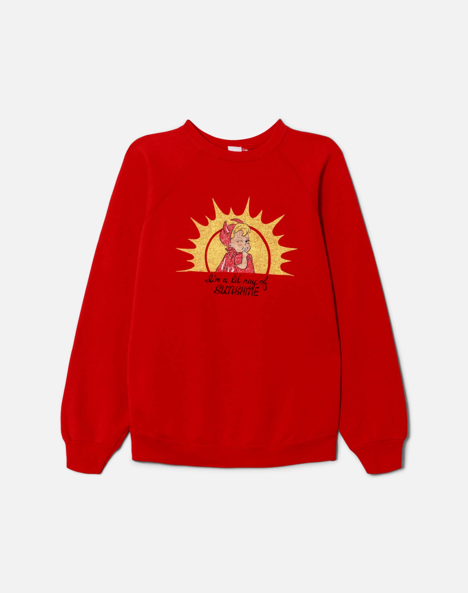Womens | Upcycled "Ray of Sunshine" Sweatshirt | Assorted Vivid Colors