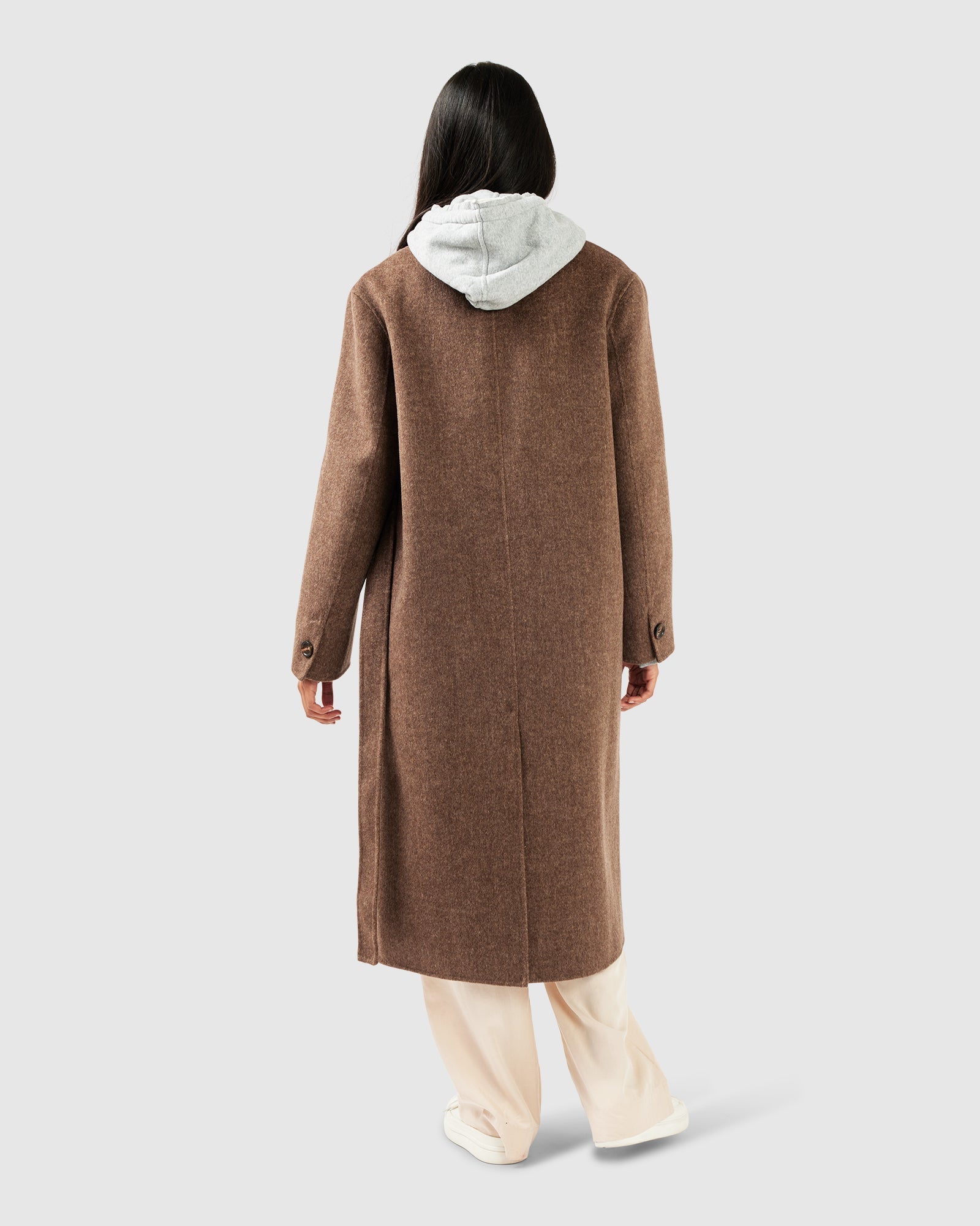 Right There Side Tie Coat | Women | Walnut