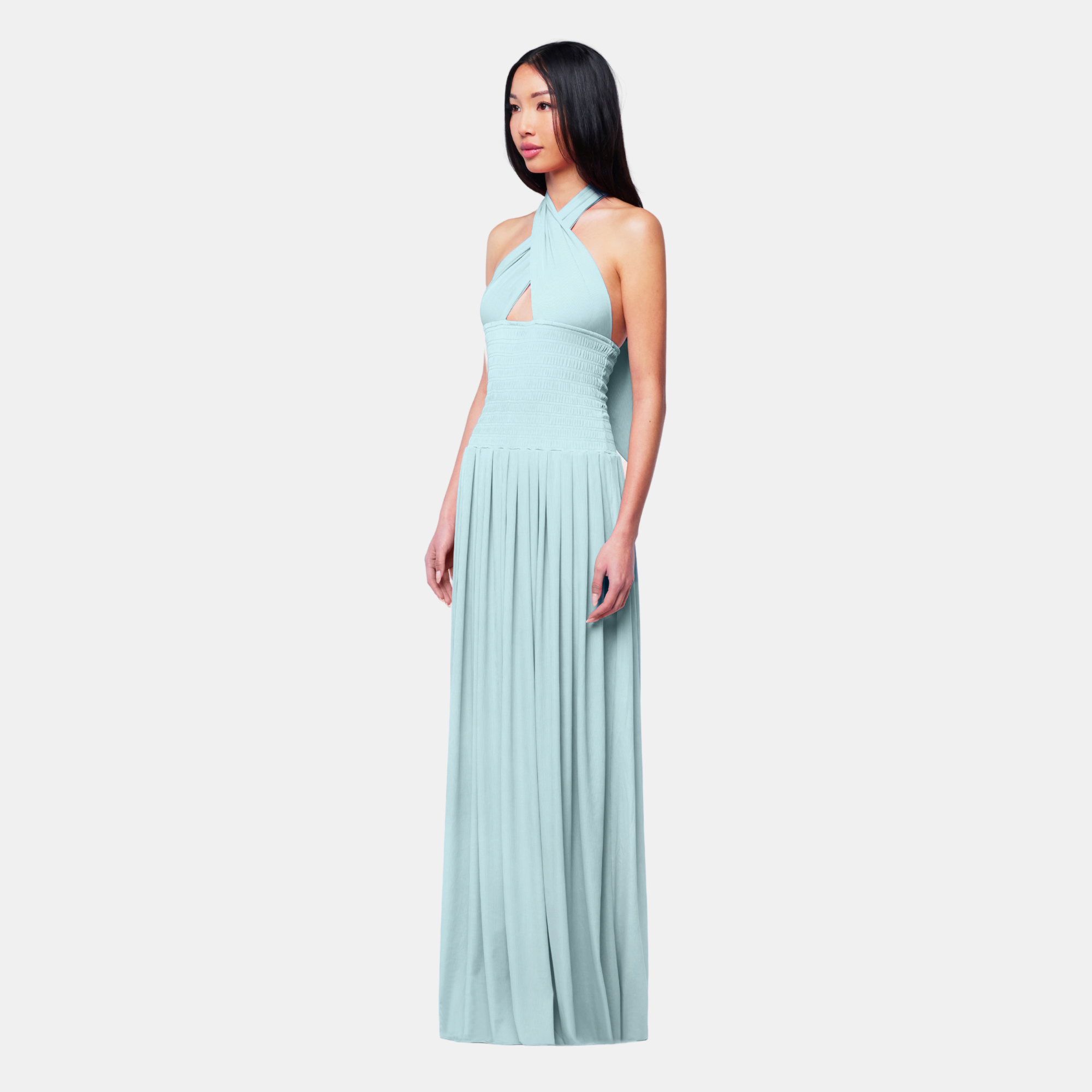 OW Collection RHEA Maxi Dress Dress 239 - Sky Blue