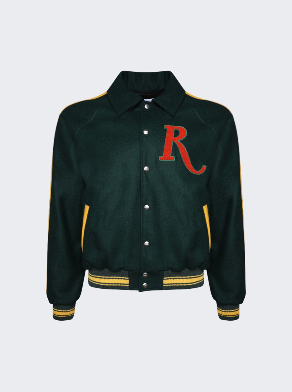 Men | Rhude | Raglan Varsity Jacket | Green