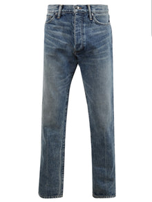 Men | Rhude | Classic Whisker Detail Jean | Indigo Blue