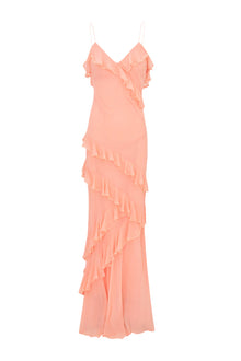 Rialto Pastel Maxi Dress | Peach Bliss