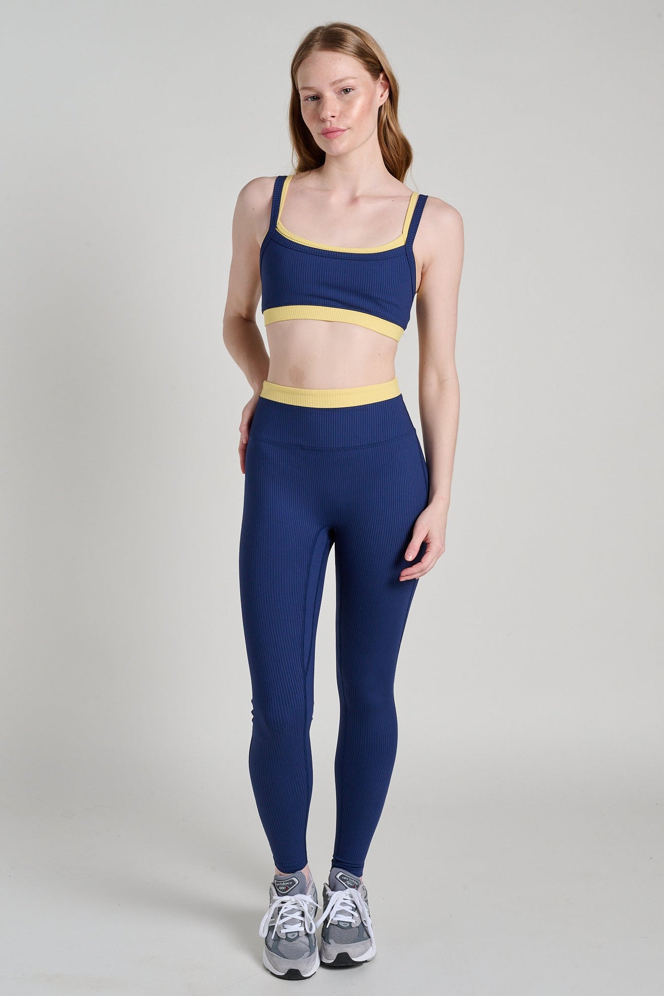 Year of Ours | Ribbed Layered Bralette | Midnite Popcorn