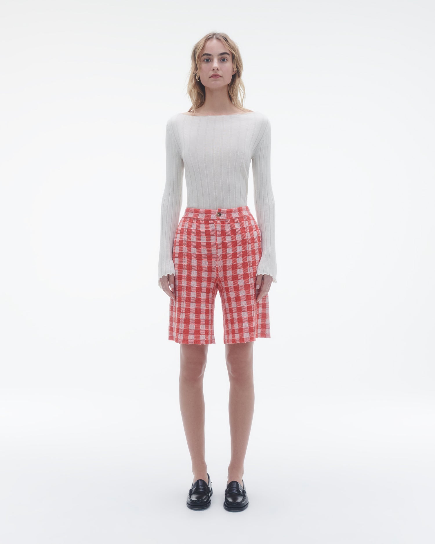 Gingham Bermuda Short | Cherry Combo