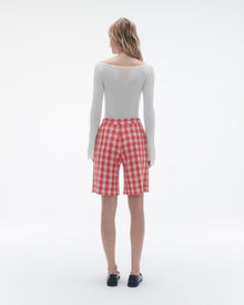 Gingham Bermuda Short | Cherry Combo