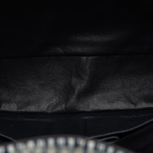 Chanel | Pre-Owned Medium Cotton Striped Double Flap | Blue