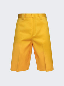 Men | Lanvin | Tailored Shorts With Pocket Sunflower | Yellow