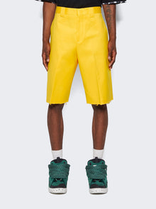 Men | Lanvin | Tailored Shorts With Pocket Sunflower | Yellow