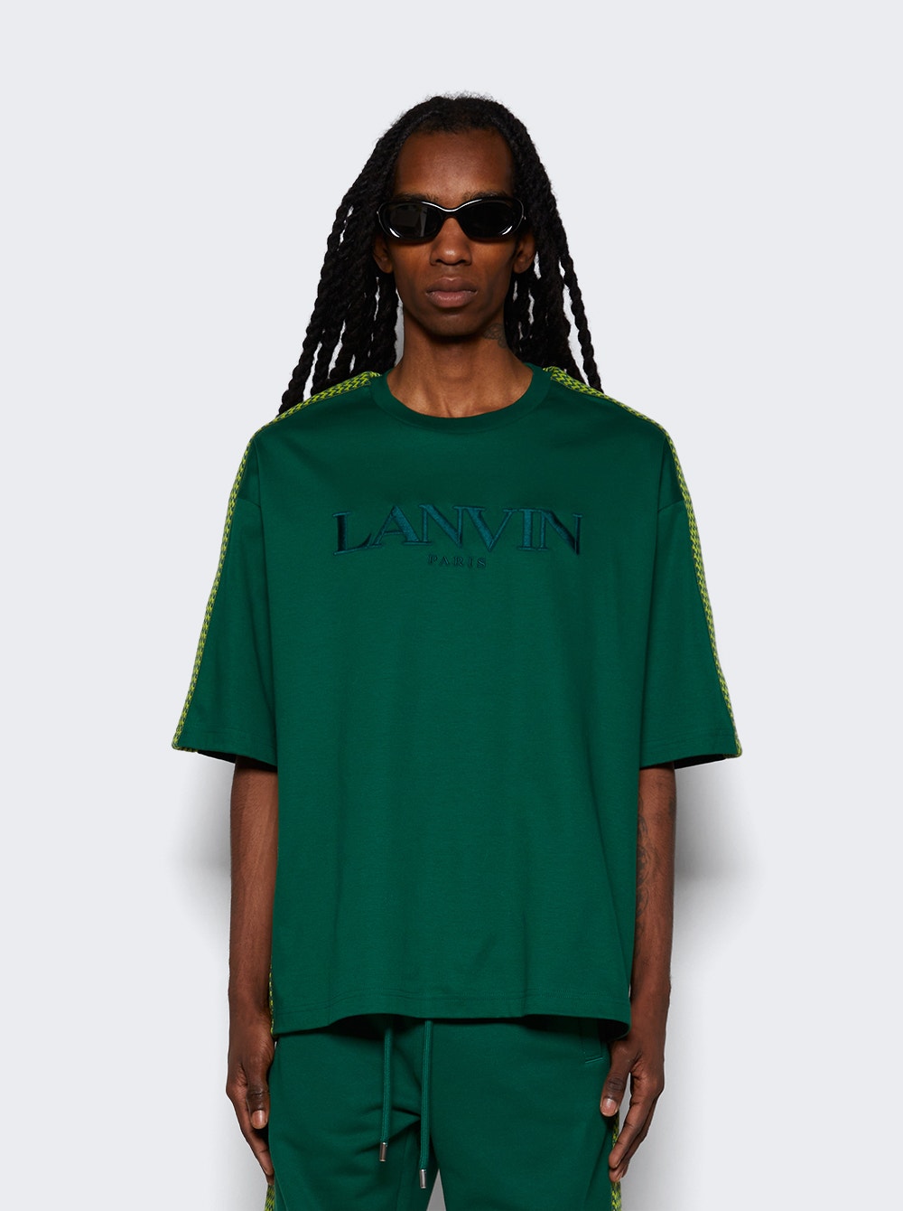 Men | Lanvin | Side Curb Classic Joggers | Green