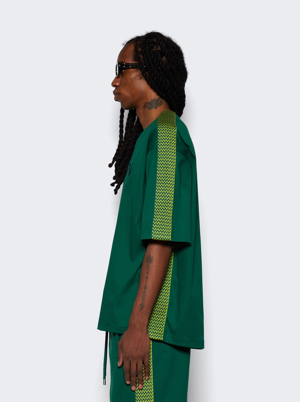 Men | Lanvin | Side Curb Classic Joggers | Green