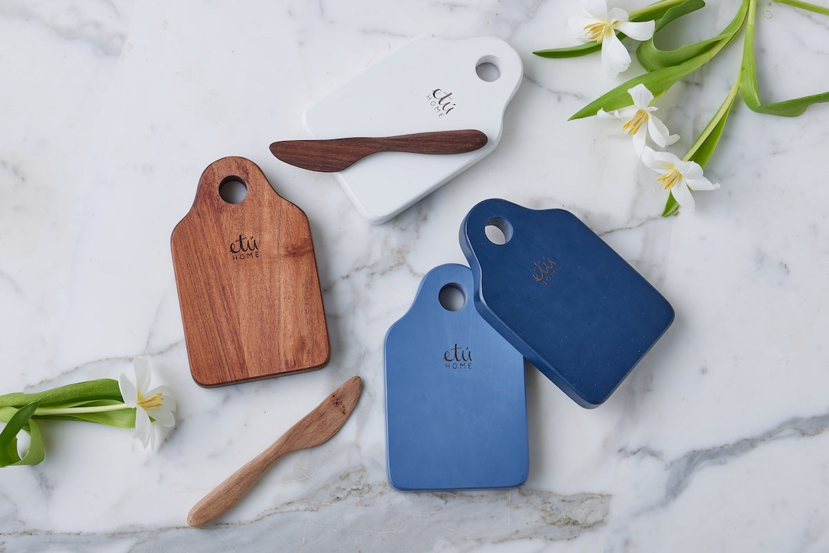 Mini Appetizer Board | Denim Blue | Small