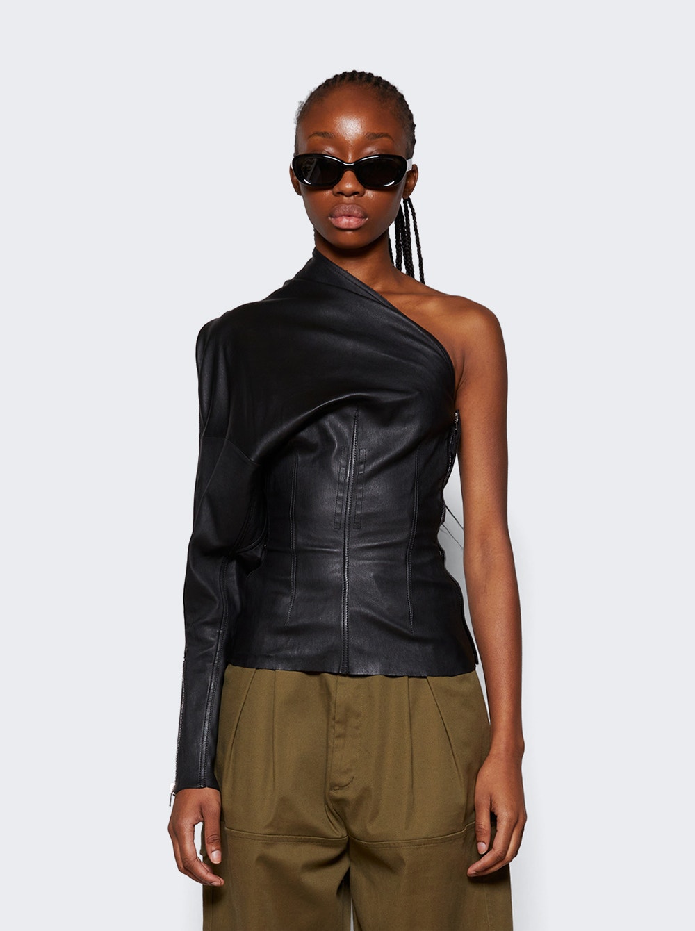 Women | Rick Owens | One Sleeve Top | Black