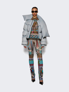 Women | Rick Owens | Funnel Neck Jacket | Pale Blue