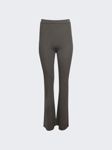 Women | Rick Owens | Knit White Leg Pants | Dust