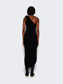 Rick Owens | Lido Draped Midi Dress | Black