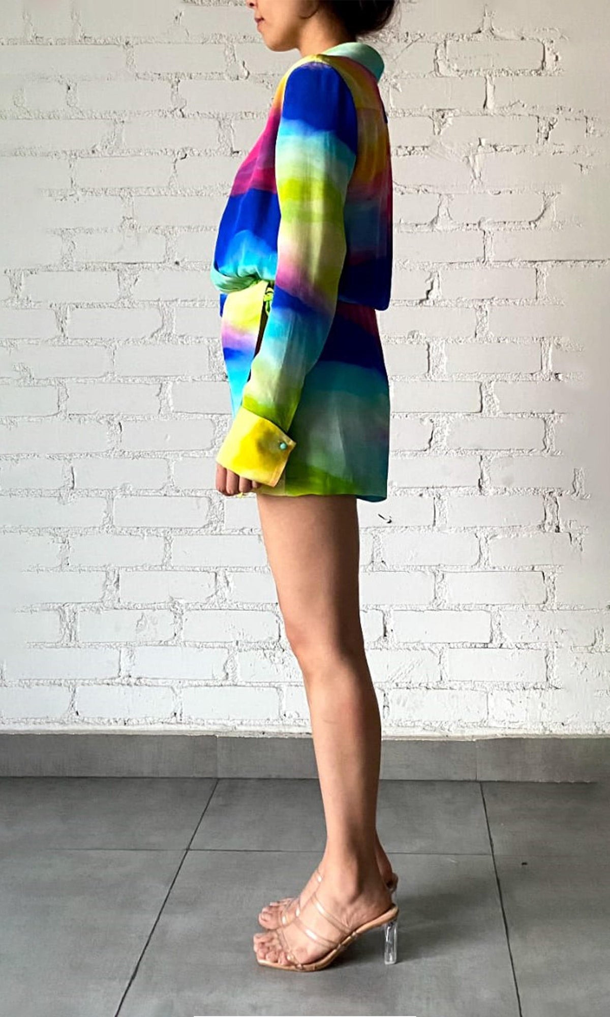 Womens | Aimee Viscose Crepe Romper | Multi
