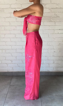 Rococo Sand | Cleo Cotton Silk Bandeau | Pink