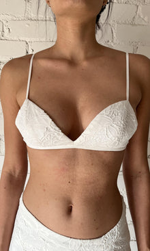 Rococo Sand | Coco Chemical Lace Bralette | White