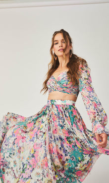 Rococo Sand | Lelia Chiffon Bandeau | Multicolor
