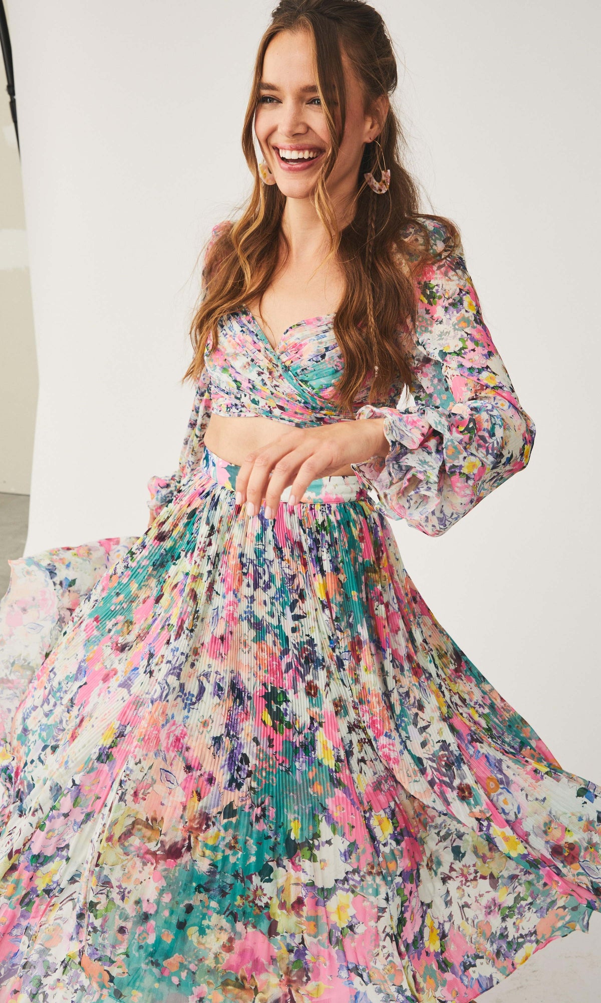 Rococo Sand | Lelia Chiffon Bandeau | Multicolor