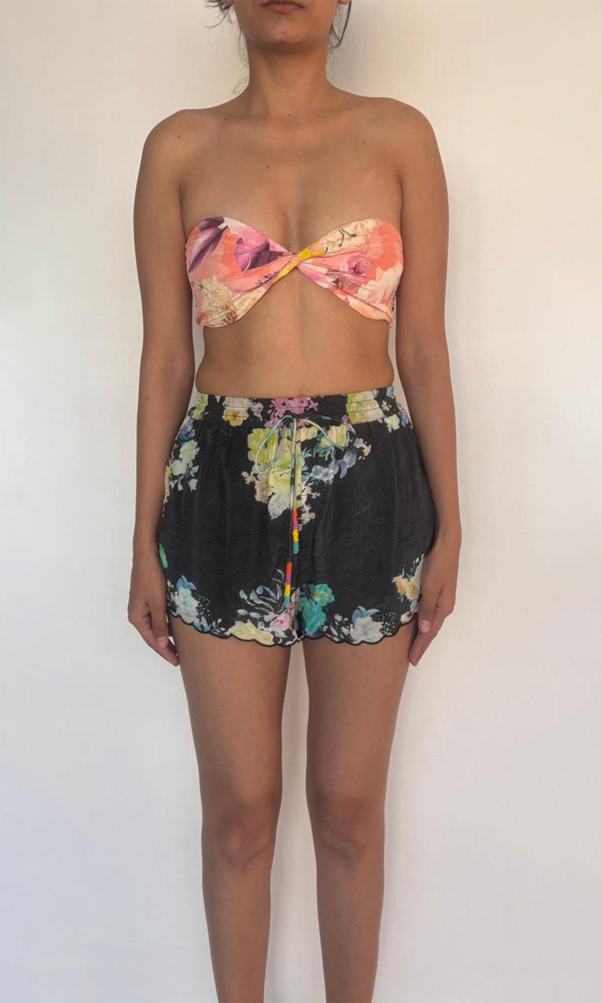 Womens | Leona Polyester Crepe Bandeau | Multi