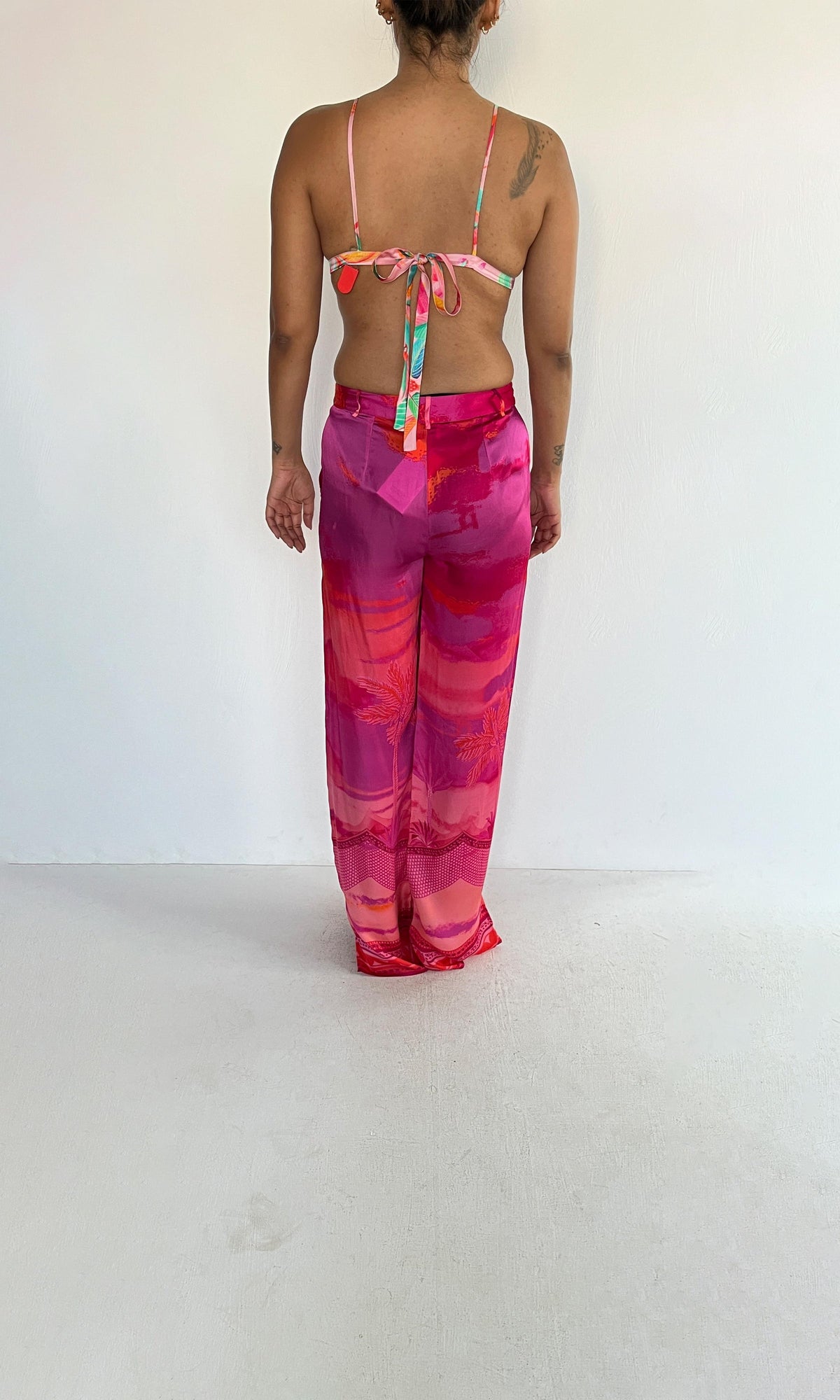 Rococo Sand | Rue Viscose Bandeau | Pink Multi