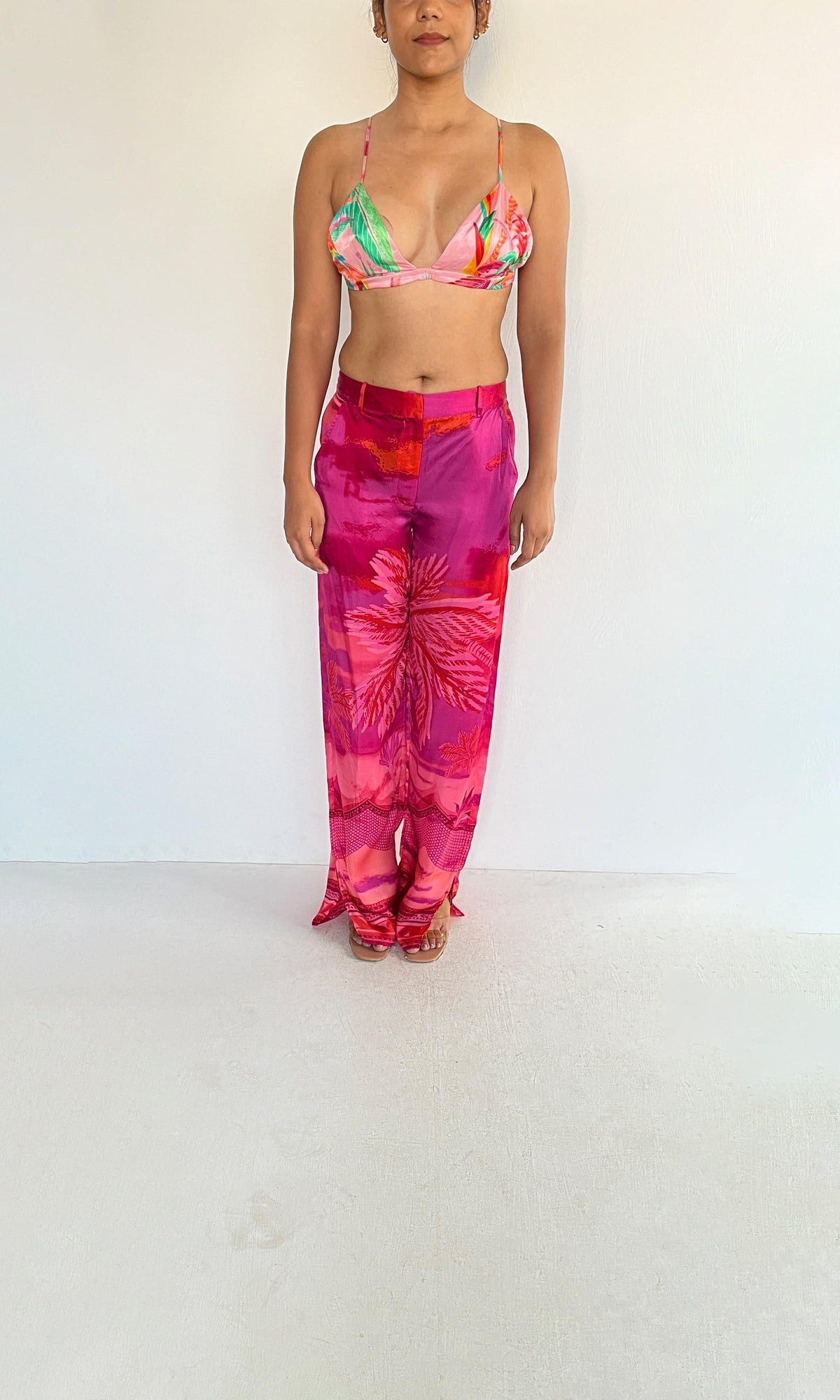 Rococo Sand | Rue Viscose Bandeau | Pink Multi