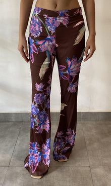 Rococo Sand | Shay Polyester Satin Pant | Multi