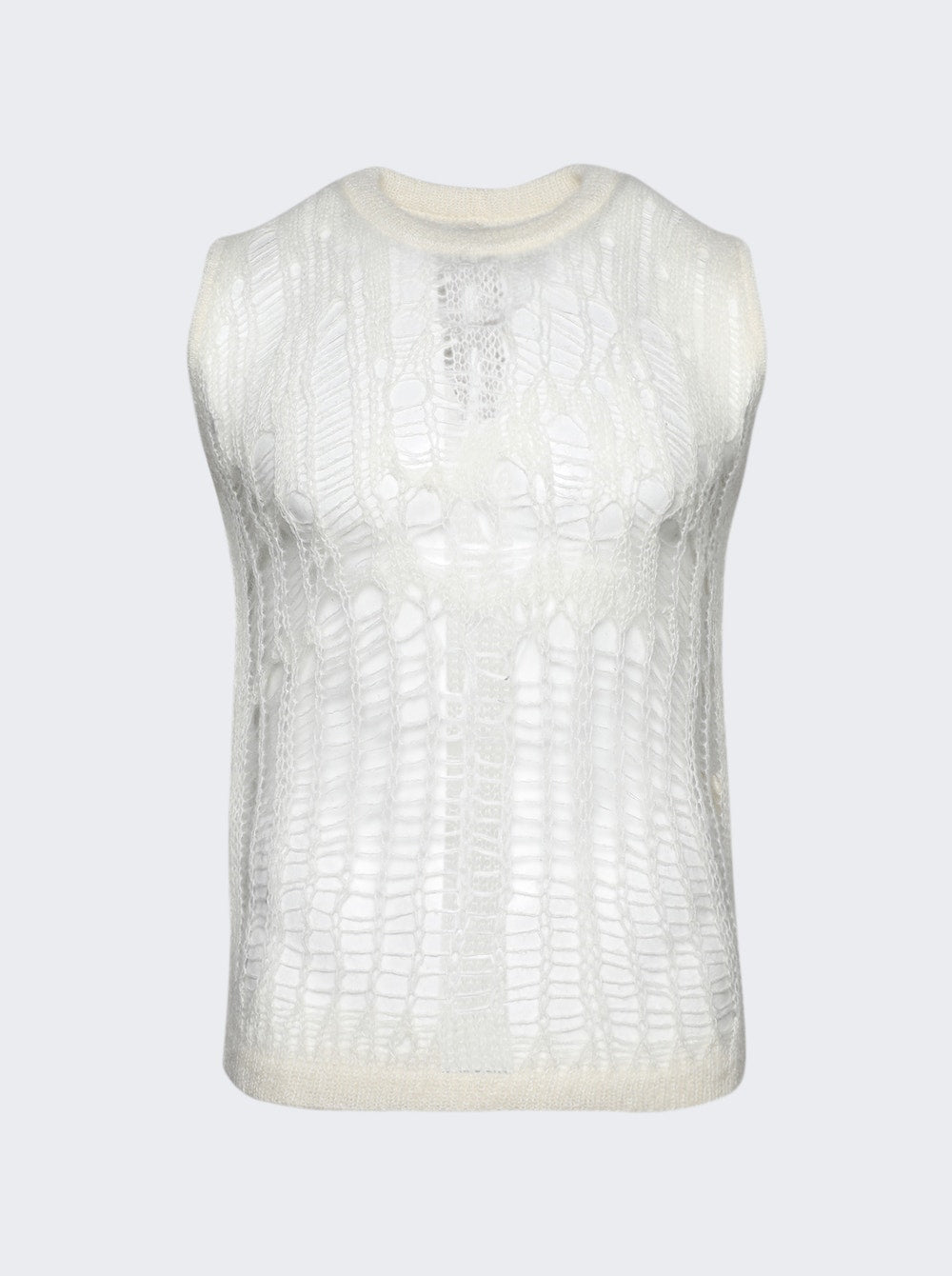 Men | Rick Owens | Spider Tank Top Milk | White