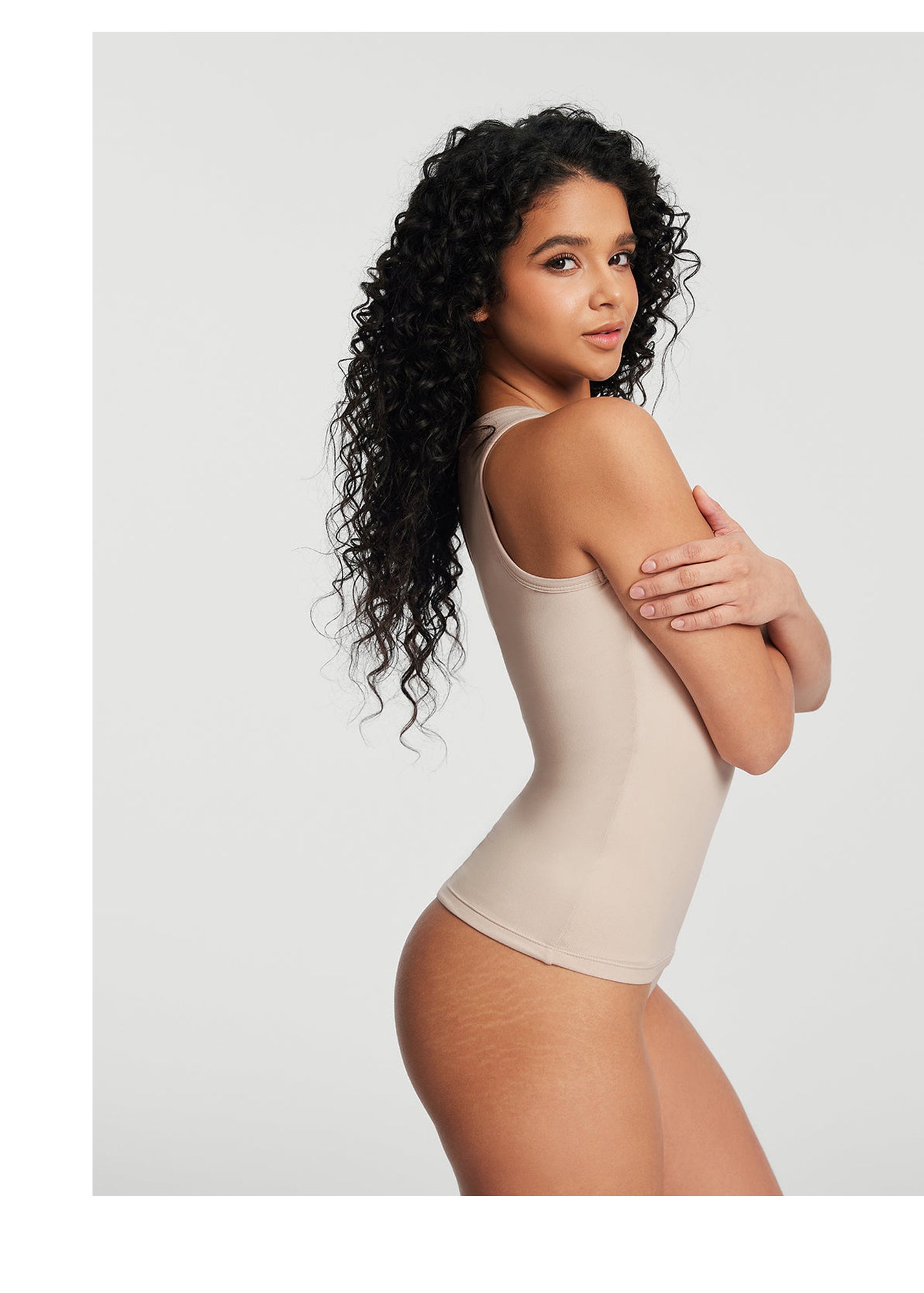 Racerback Tank Top | Oat Milk