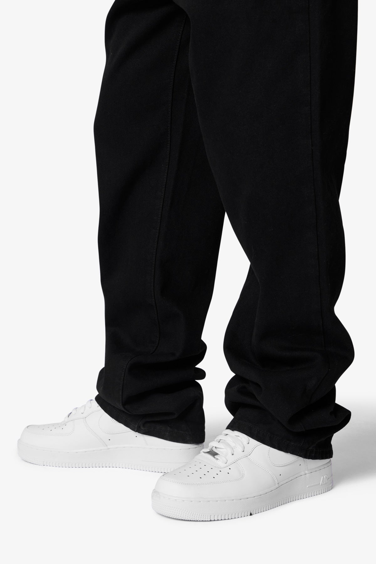 Raw Baggy Denim | Rinsed Black