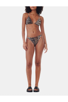 Recycled Printed Emblem Mini Briefs | Leopard
