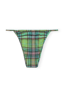 Recycled Seersucker Mini Briefs | Lagoon