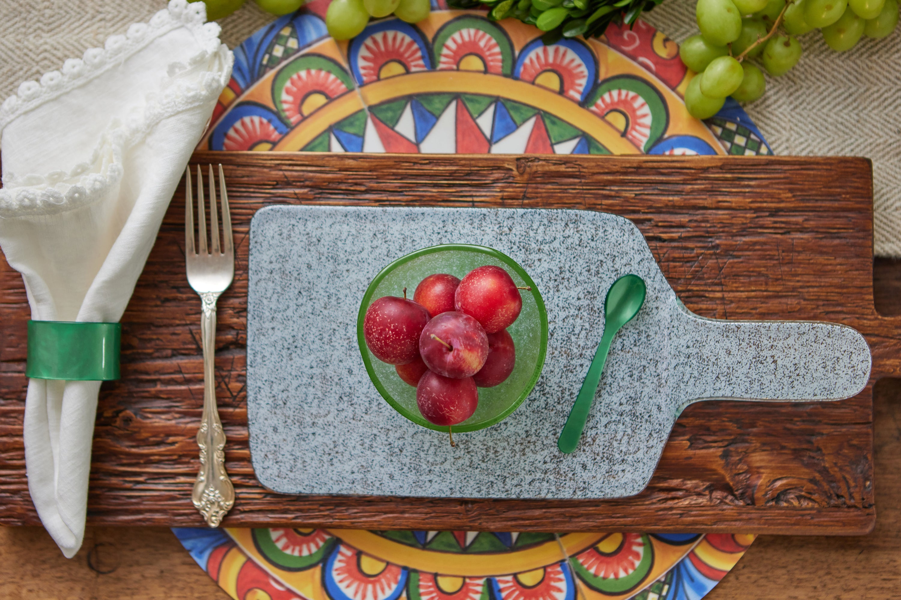 Glass Dipping Bowls | Spruce Green | Set of 4