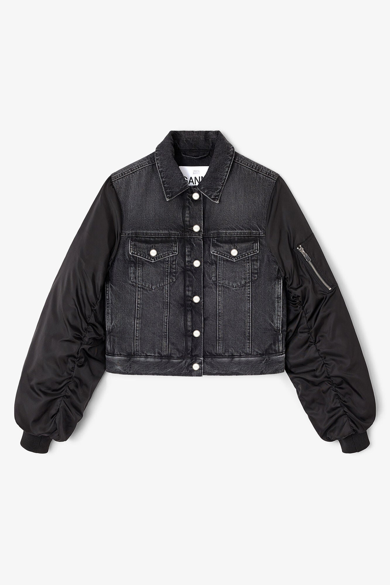 Rigid Denim Jacket | Black Washed