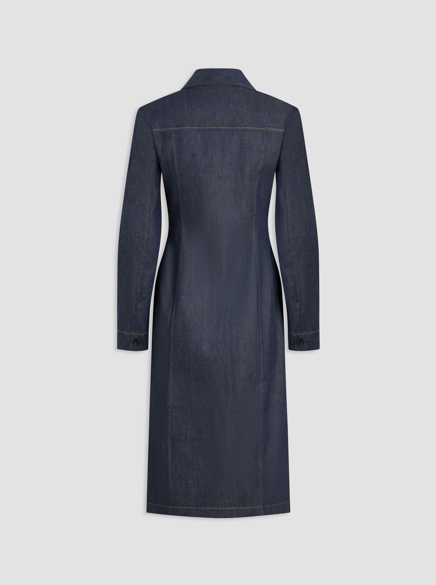 RIIA Long Jean Jacket | Indigo
