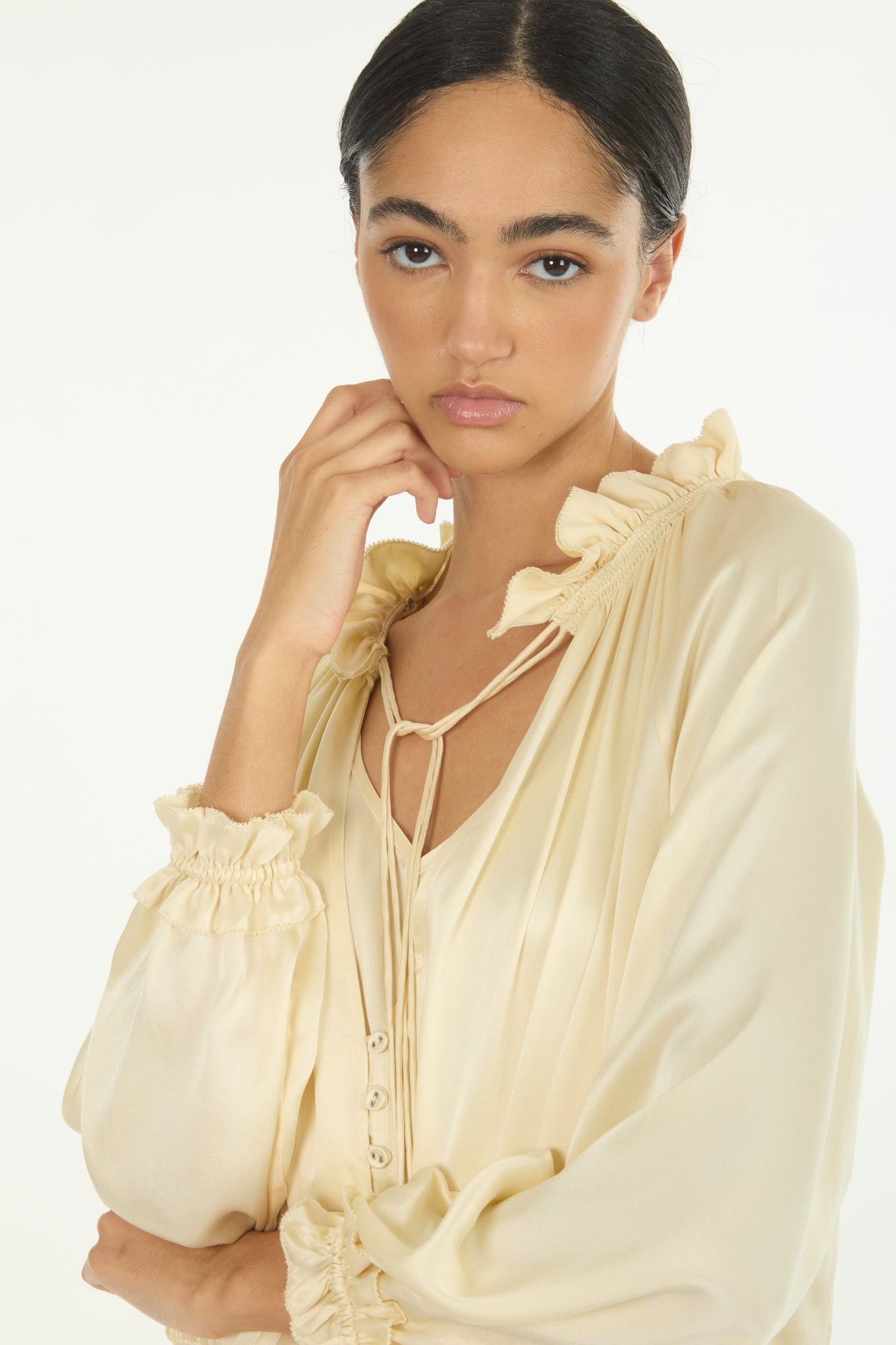 Romane Top | Vintage Creme