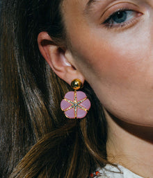 Rosemary Statement Earring | Pink