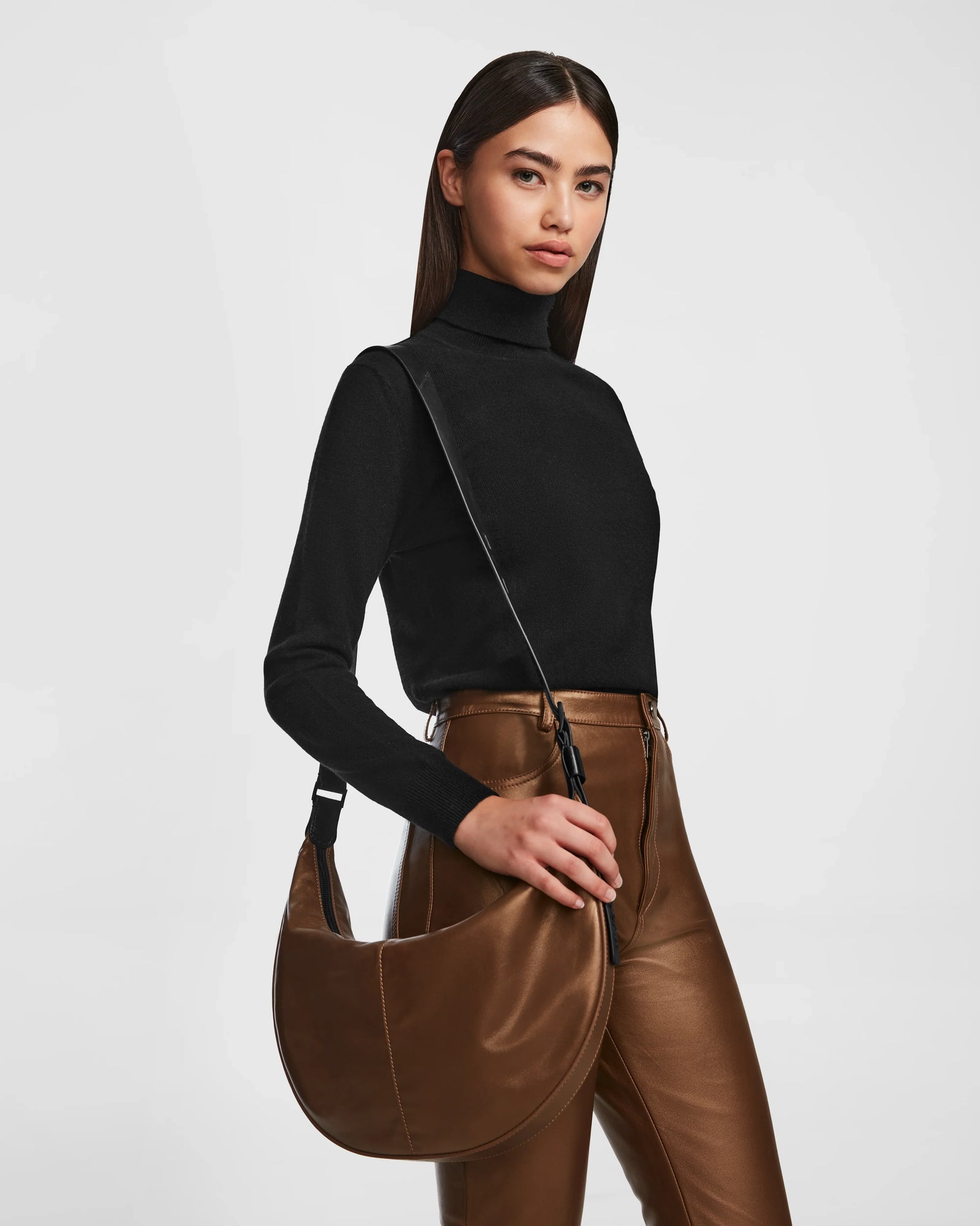 Women | LANISSA Leather Handbag | Antique Bronze